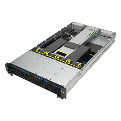 ASUS RS720-E11-RS24U Intel C741 Rack (2U) Black, Steel