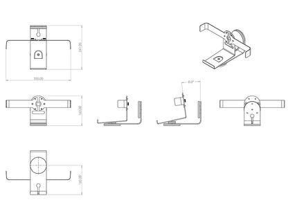 Multibrackets M Sonos Play:5 Wall Mount - Black