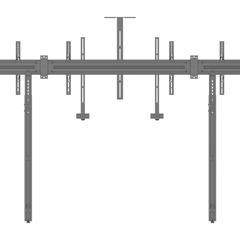 Multibrackets M Pro Series - Collaboration Side by Side 65" Floorsupport