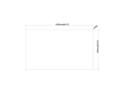 Multibrackets M Safety Sheet Polycarbonate 43"