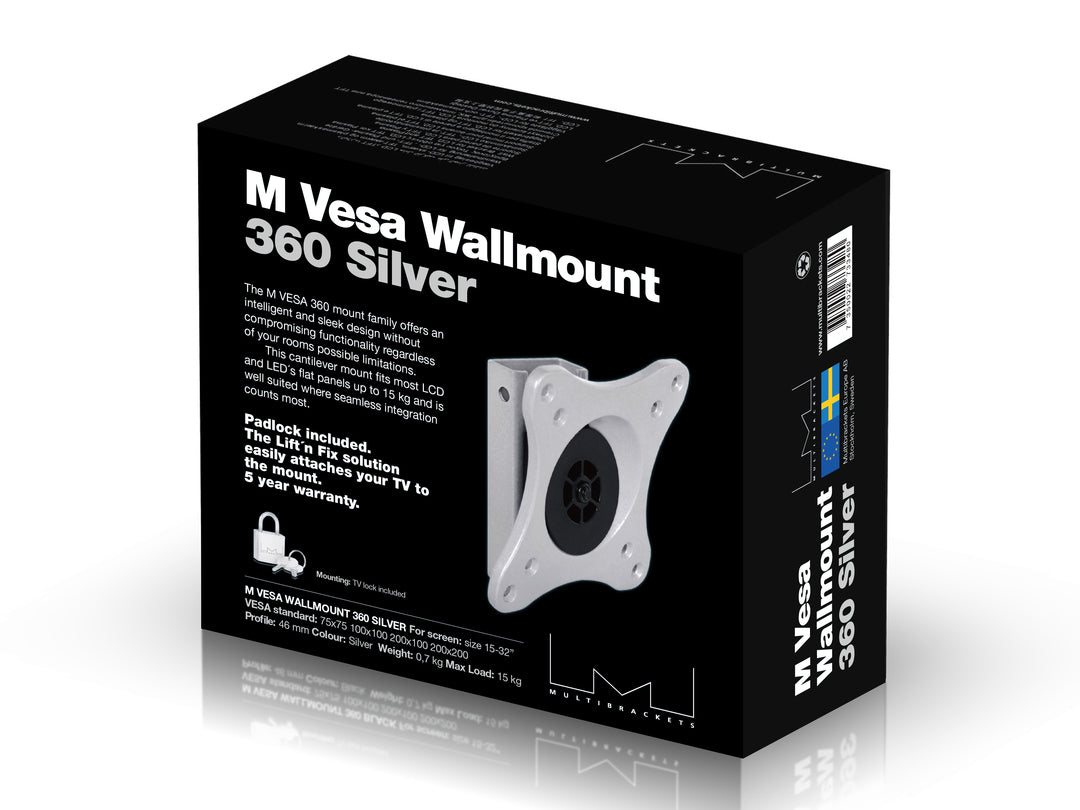 Multibrackets M VESA Wallmount 360 Silver