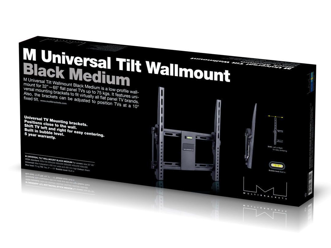 Multibrackets M Universal Tilt Wallmount Black Medium