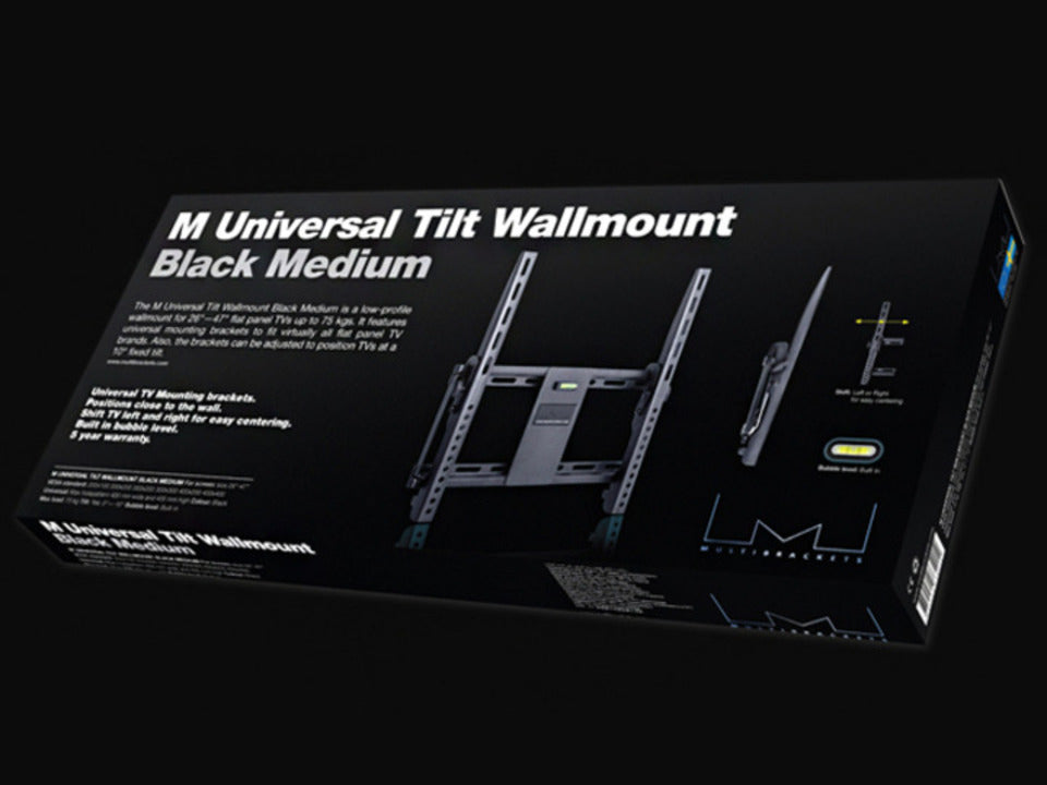 Multibrackets M Universal Tilt Wallmount Black Medium