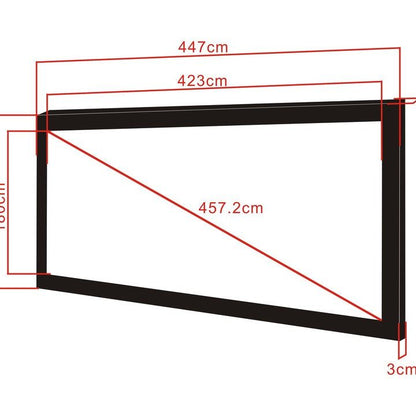 Multibrackets M 2.35:1 Framed Projection Screen 423x180, 180"