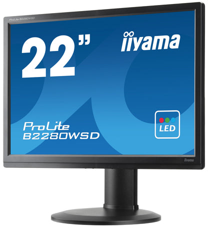 iiyama ProLite B2280WSD-B1 22" LED Desktop Monitor