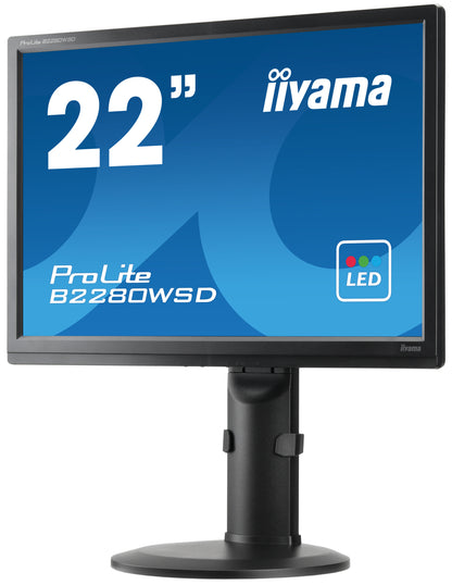 iiyama ProLite B2280WSD-B1 22" LED Desktop Monitor