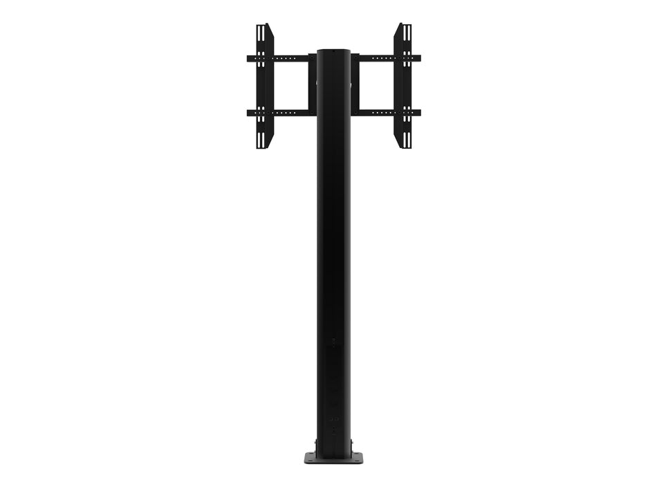 Multibrackets M Public Display Stand Pillar 210 Black, incl. 220V Power Rail