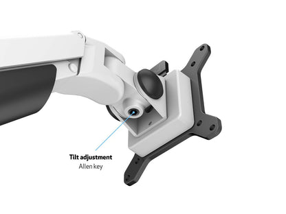 Multibrackets M VESA Gas Lift Arm Dual White