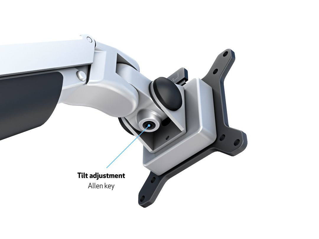 Multibrackets M VESA Gas Lift Arm Quad Silver