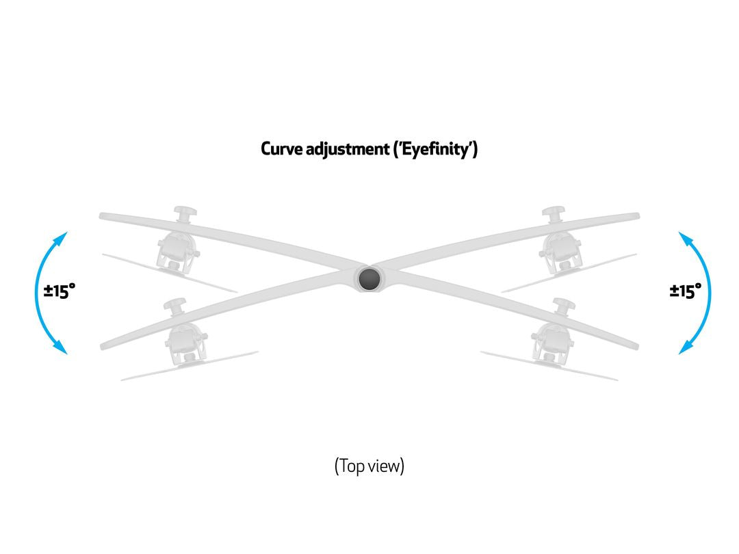 Multibrackets M VESA Desktopmount Dual Stand 24"-32" Expansion Kit