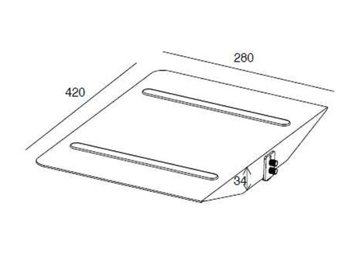 Multibrackets M Public Display Stand Shelf Silver