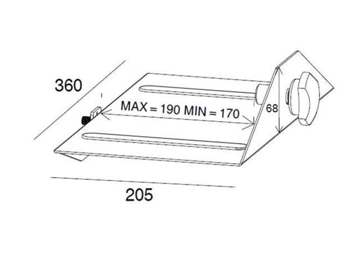 Multibrackets M Public Display Stand CPU Holder Silver