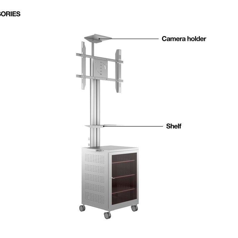 Multibrackets M Public Display Stand 180 Single MediaBox4 Silver