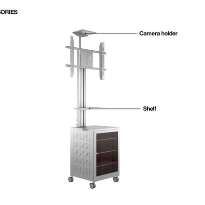 Multibrackets M Public Display Stand 180 Single MediaBox4 Silver