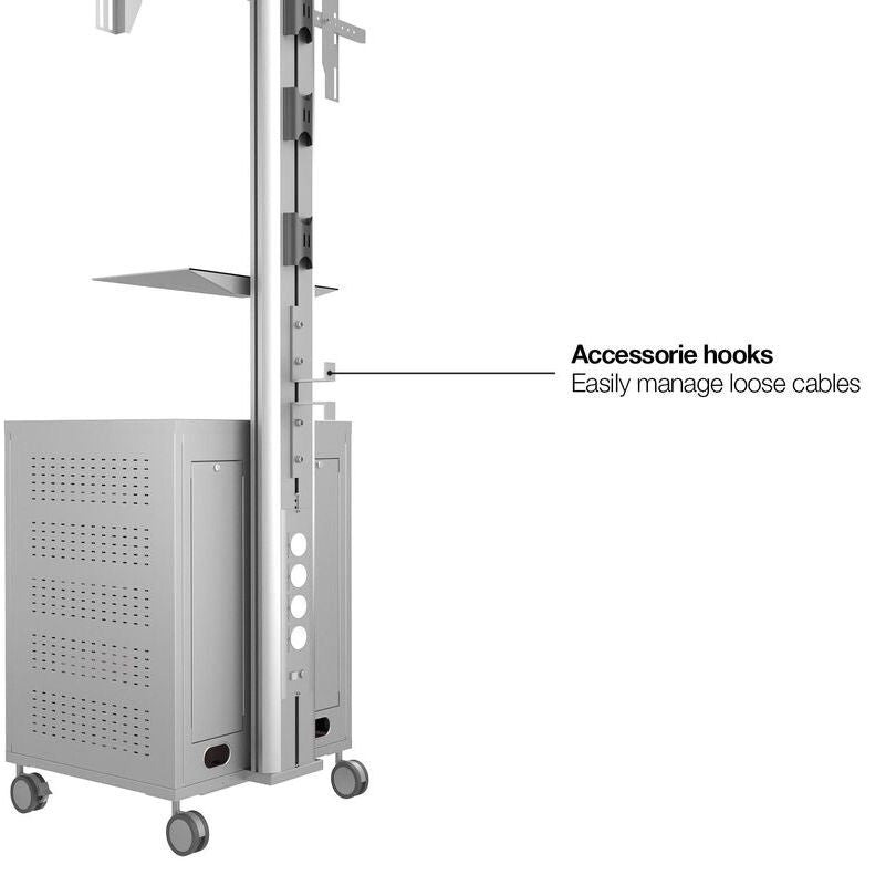Multibrackets M Public Display Stand 180 Single MediaBox4 Silver