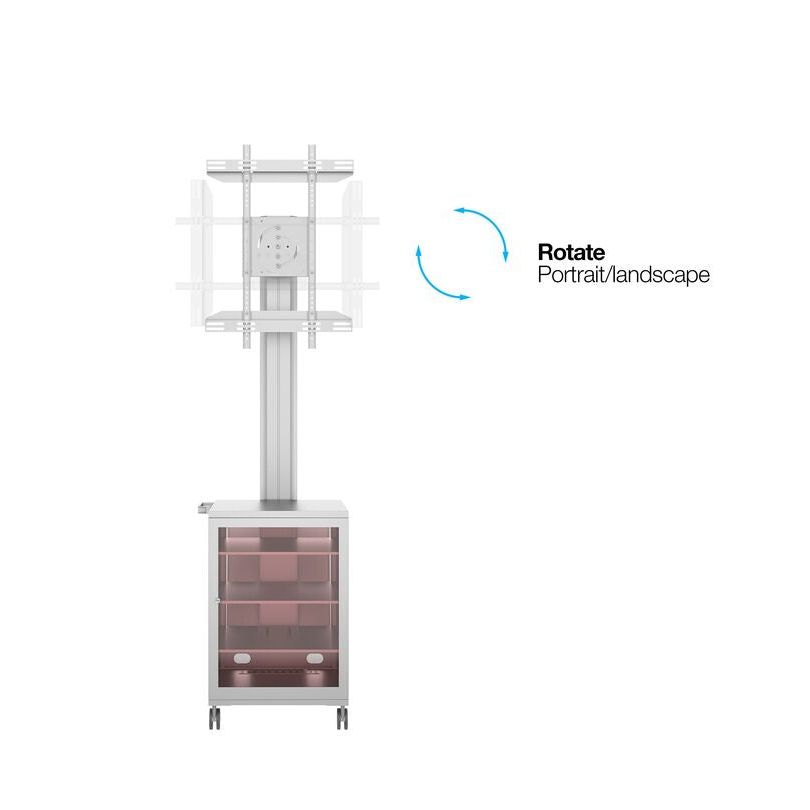 Multibrackets M Public Display Stand 180 Single MediaBox4 Silver