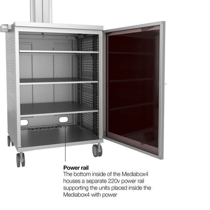 Multibrackets M Public Display Stand 180 Single MediaBox4 Silver