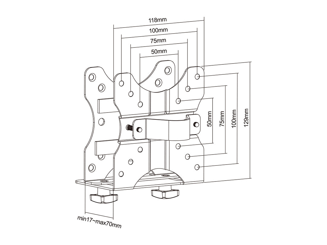 Multibrackets M Thin Client Holder 5kg