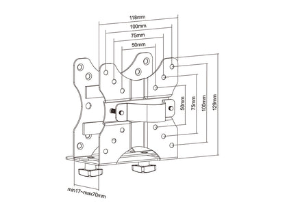 Multibrackets M Thin Client Holder 5kg