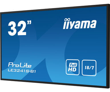 iiyama LE3241S-B1 Signage Display Digital signage flat panel 80 cm (31.5") 350 cd/m² Full HD Black 18/7