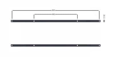 Multibrackets M Extender kit Push HD 800x400