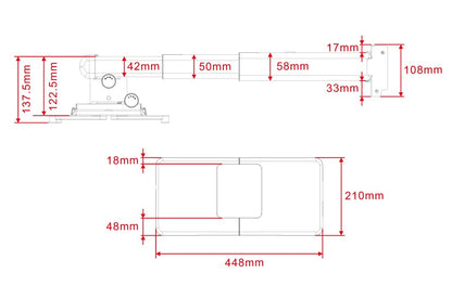 Multibrackets M Projector Mount Short Throw Deluxe 300-700 Medium