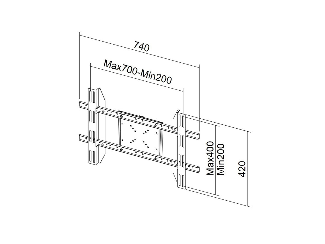 Multibrackets M Display Mount Single Screen Black