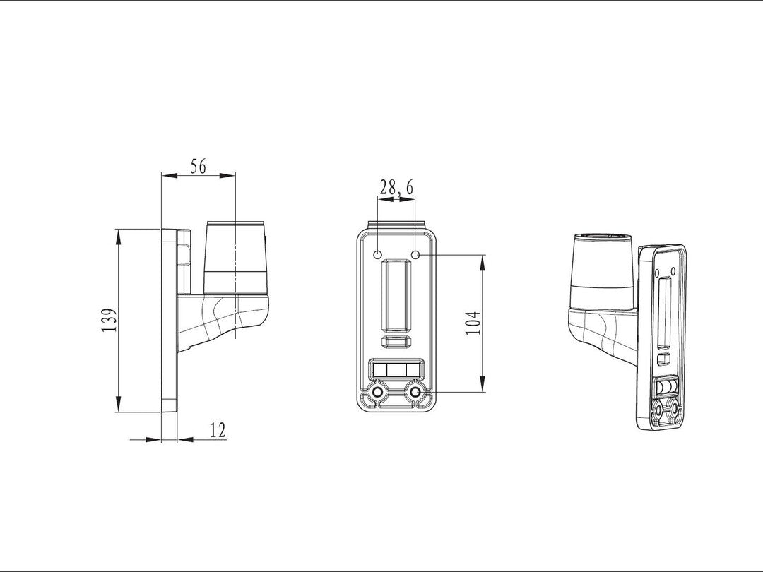 Multibrackets M Wall Adapter Basic Black