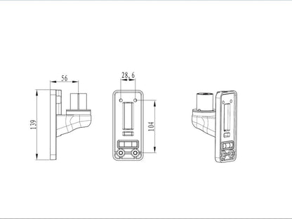 Multibrackets M Wall Adapter Single Silver