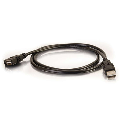 C2G 9.8ft (3m) USB 2.0 A Male to A Female Extension Cable - Black