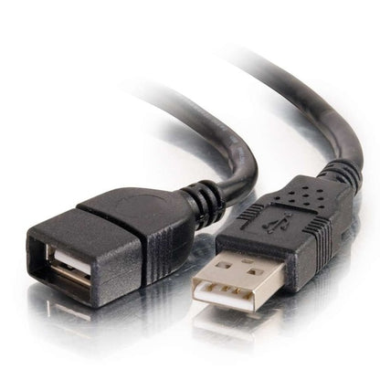 C2G 6.6ft (2m) USB 2.0 A Male to A Female Extension Cable - Black