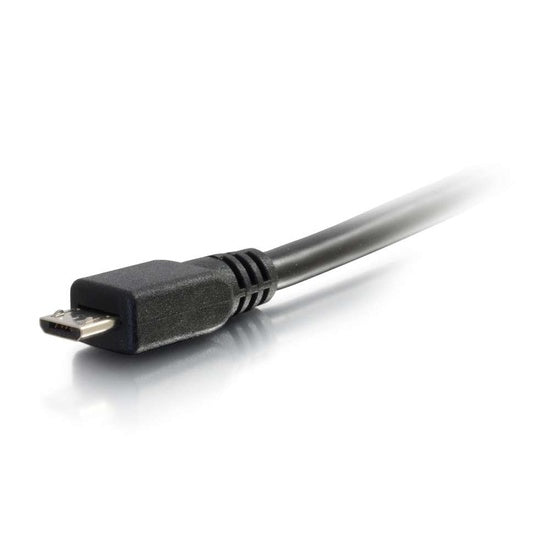 C2G 6.6ft (2m) USB 2.0 A to Micro-B Cable M/M - Black (2m)