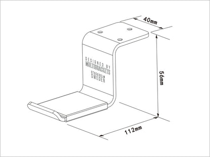 Multibrackets M Headset Holder Desk Black