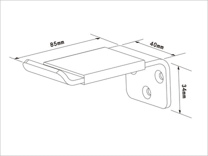 Multibrackets M Headset Holder Wall Silver