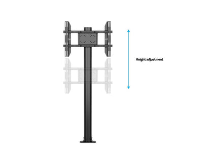 Multibrackets M Display Stand 180 Single Black w. Floormount