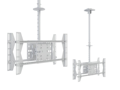 Multibrackets M Public Ceilingmount Large Back to Back White 3000