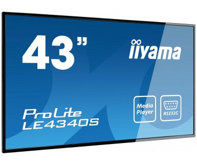 iiyama ProLite LE4340S-B1 43" Full HD LED 12/7 Operation Professional Large Format Display