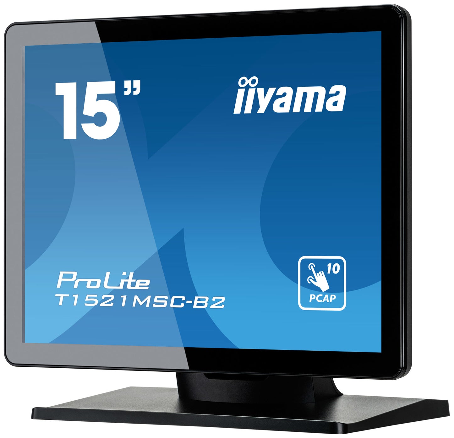 iiyama ProLite T1521MSC-B2 computer monitor 38.1 cm (15") 1024 x 768 pixels XGA LED Touchscreen Tabletop Black