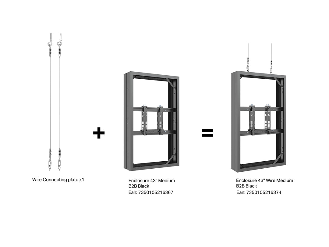 Multibrackets M Pro Series - Enclosure B2B Wire Kit