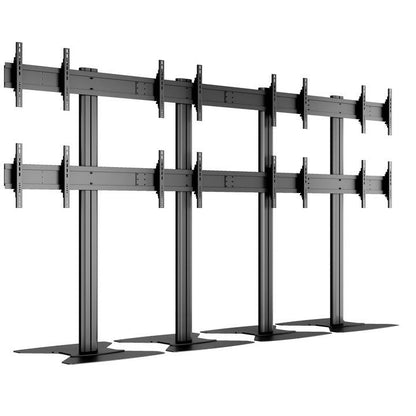 Multibrackets M Public Video Wall Stand 8-Screens 40-55'' Black