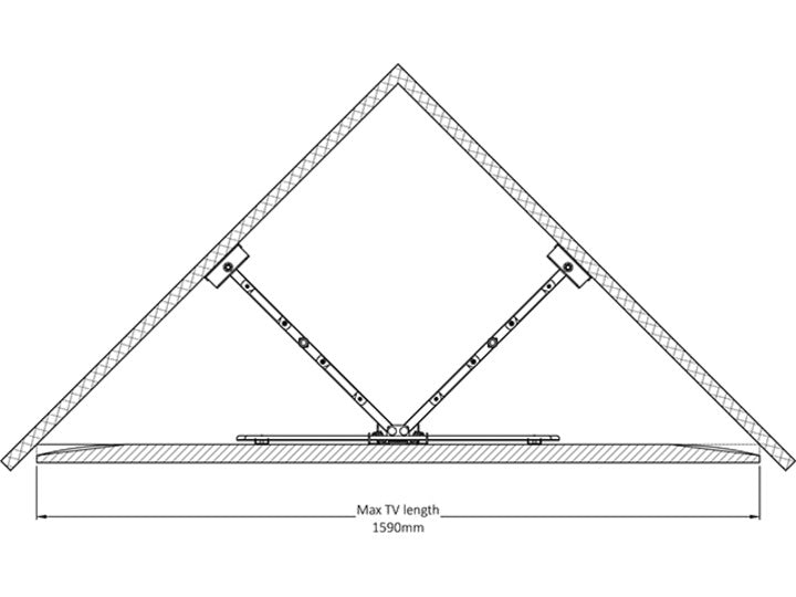 Multibrackets M Universal Flexarm Full Motion Corner Mount HD