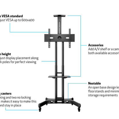 Multibrackets M Public Floorstand Basic 150 incl shelf & camera holder