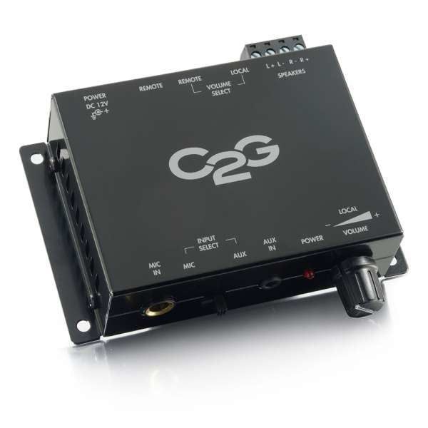 C2G 40914 audio amplifier Home Black