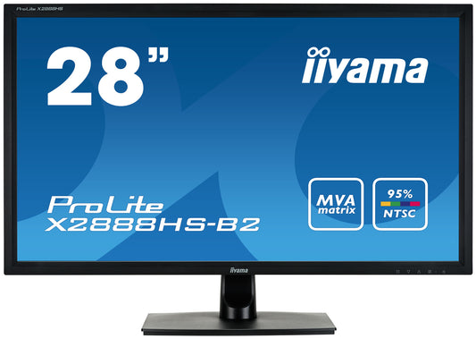 iiyama ProLite X2888HS-B2 computer monitor 71.1 cm (28") 1920 x 1080 pixels Full HD LED Black