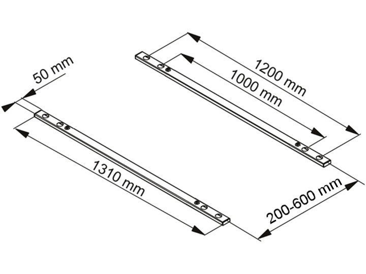 Multibrackets M VESA Extender Kit Motorized Mount 1200x800 Black SD