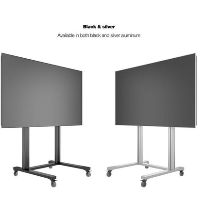 Multibrackets M Public Display Stand 180 Dual Pillar Wheelbase Black