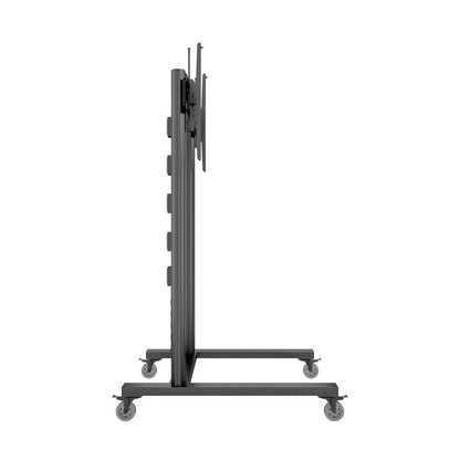 Multibrackets M Public Display Stand 180 Dual Pillar Wheelbase Black