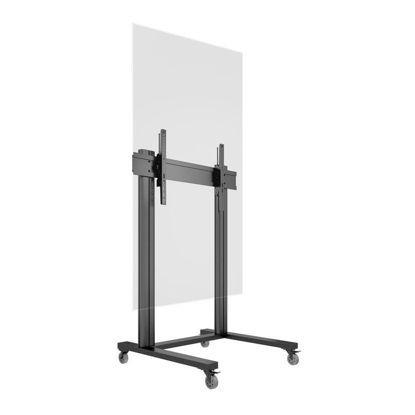 Multibrackets M Public Display Stand 180 Dual Pillar Wheelbase Black