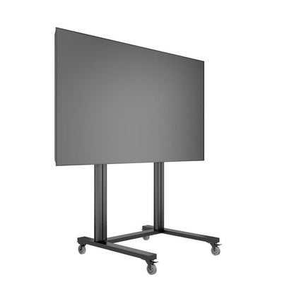 Multibrackets M Public Display Stand 180 Dual Pillar Wheelbase Black