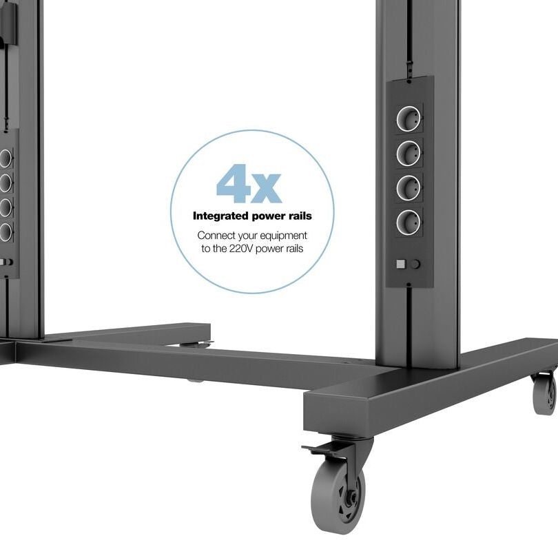 Multibrackets M Public Display Stand 210 Dual Screen 70"-110" Black